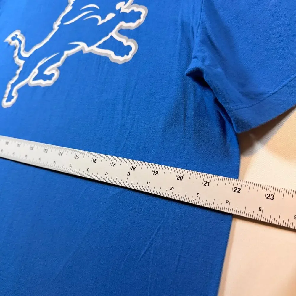 Nike Detroit Lions Primary Logo The Nike Tee Blue Mens Size Large